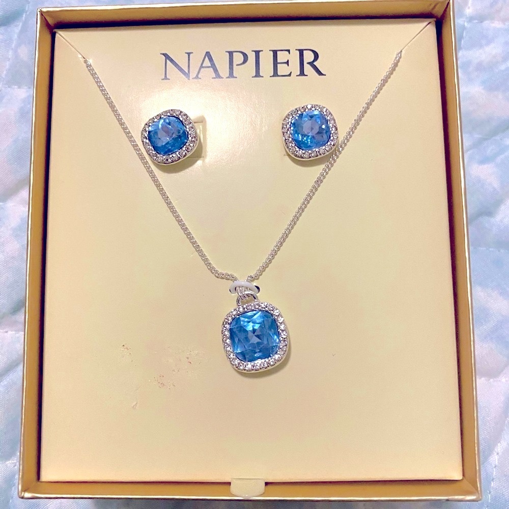 Napier necklace and earrings set
